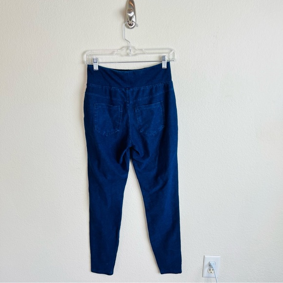 A New Day Dark Wash Full-Length Pull On Skinny Jeans Leggings Jegging Tights - Picture 2 of 9